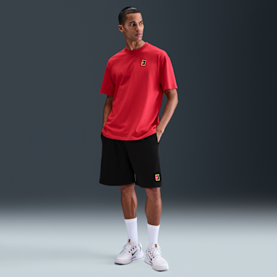 NikeCourt Heritage Men's Dri-FIT Fleece Tennis Shorts. Nike.com